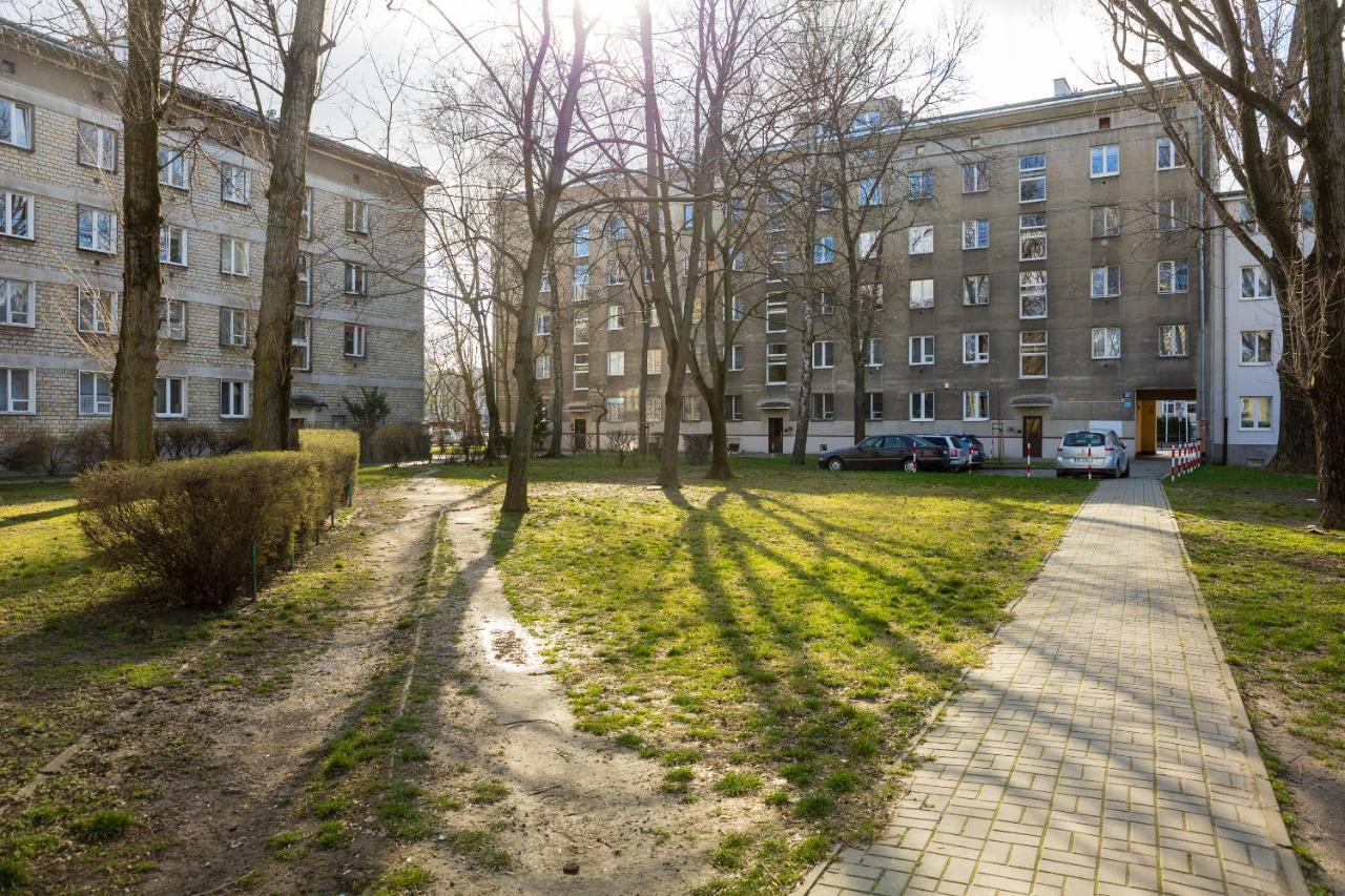 Saska Kepa Modern Apartment ワルシャワ エクステリア 写真