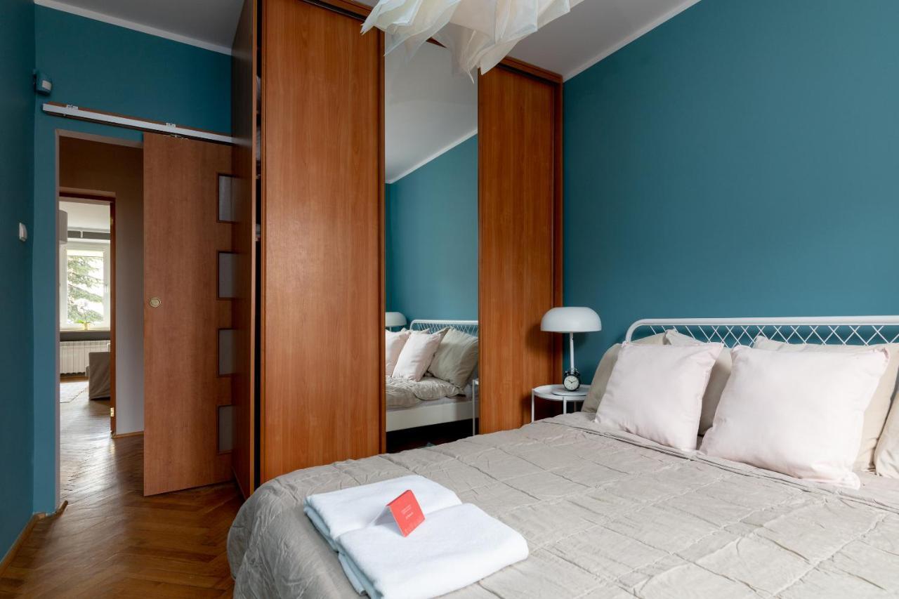 Saska Kepa Modern Apartment ワルシャワ エクステリア 写真